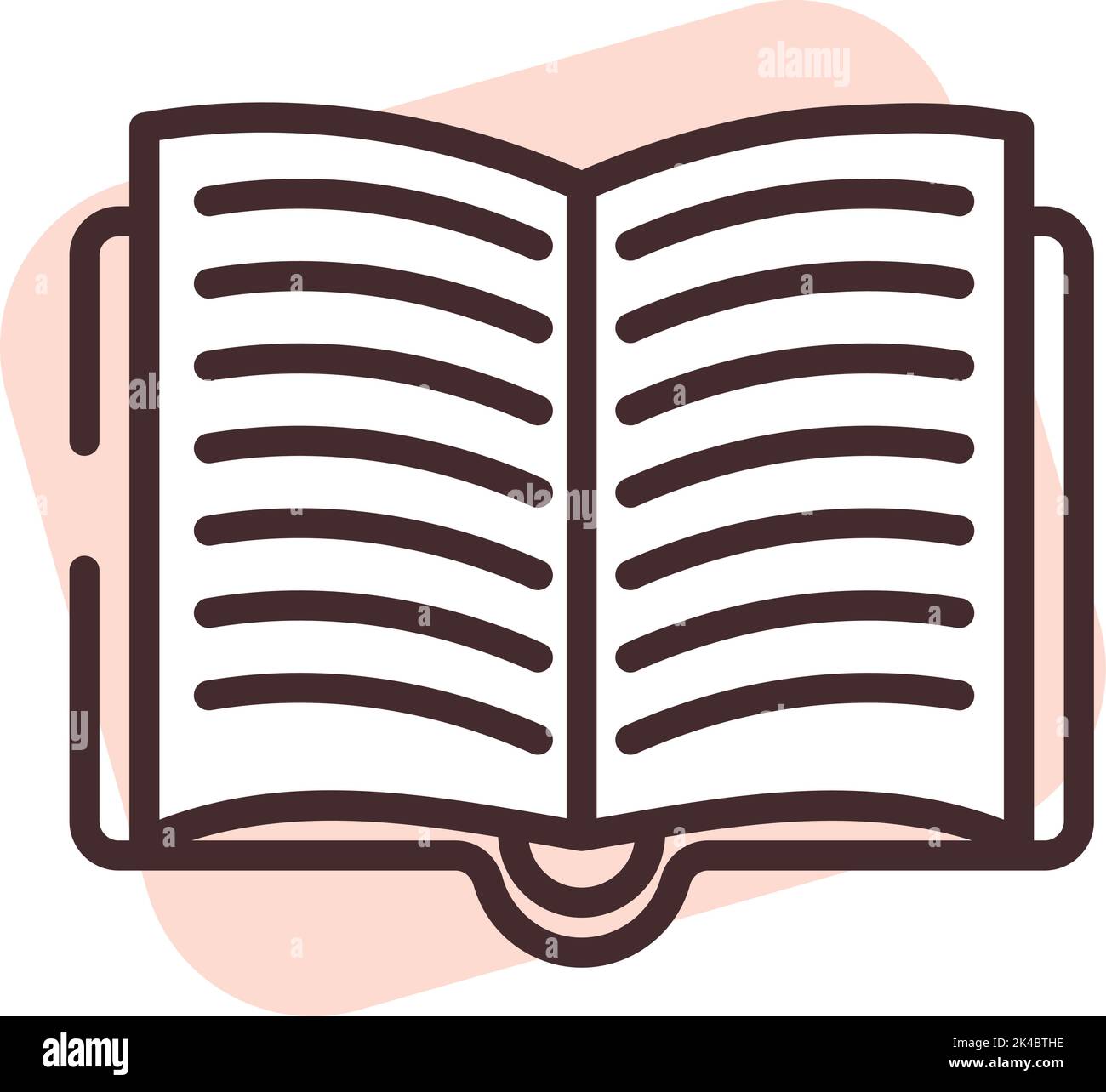 Stampa di libri, illustrazioni, vettoriali su sfondo bianco. Illustrazione Vettoriale