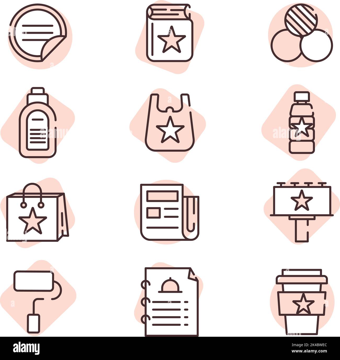 Stampa di grafica, illustrazione, vettore su sfondo bianco. Illustrazione Vettoriale