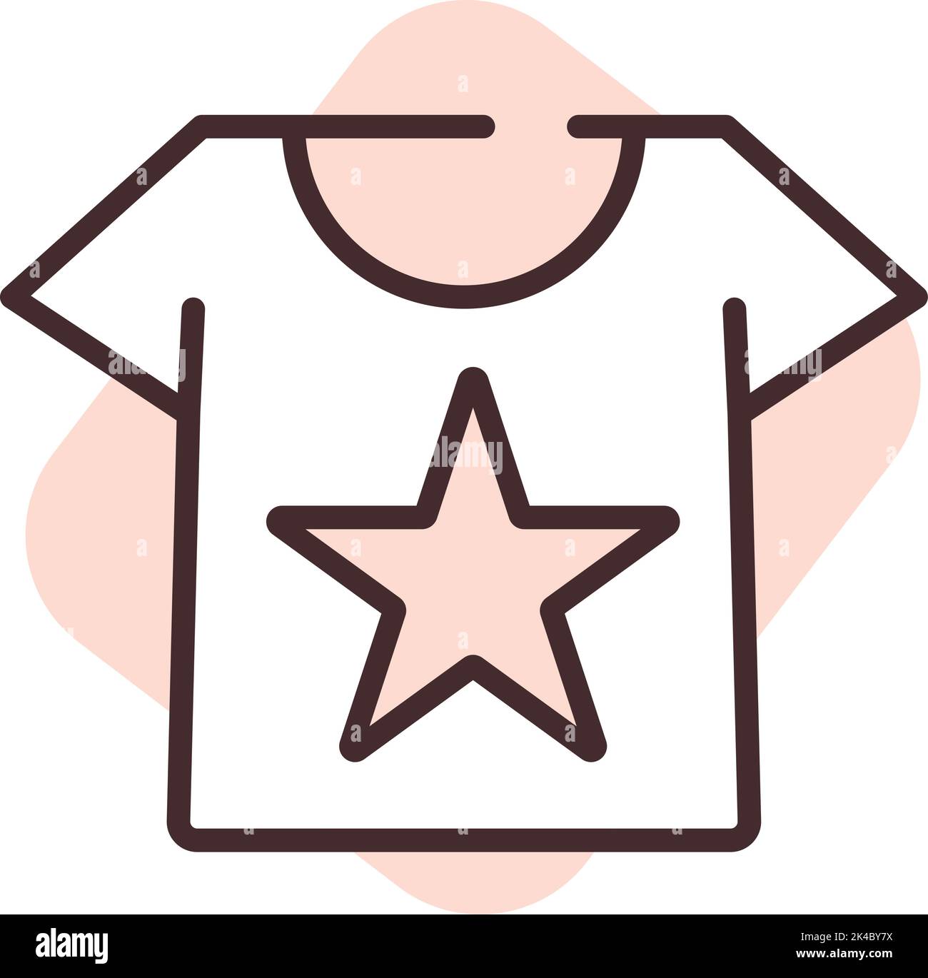 Stampa di disegni di camicie, illustrazioni, vettoriali su sfondo bianco. Illustrazione Vettoriale