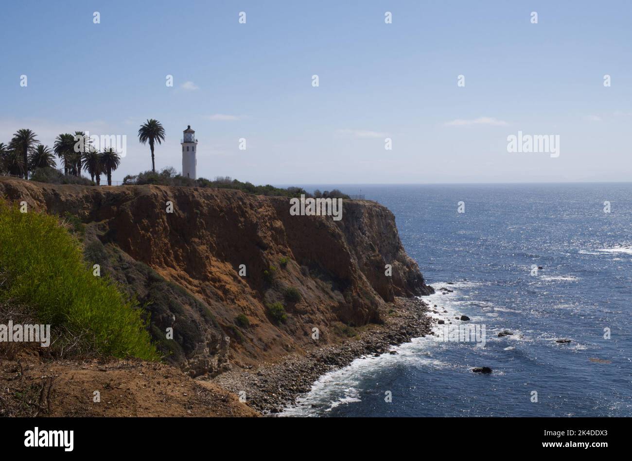 Faro Point Vincente a Rancho Palos Verdes, California, Stati Uniti Foto Stock