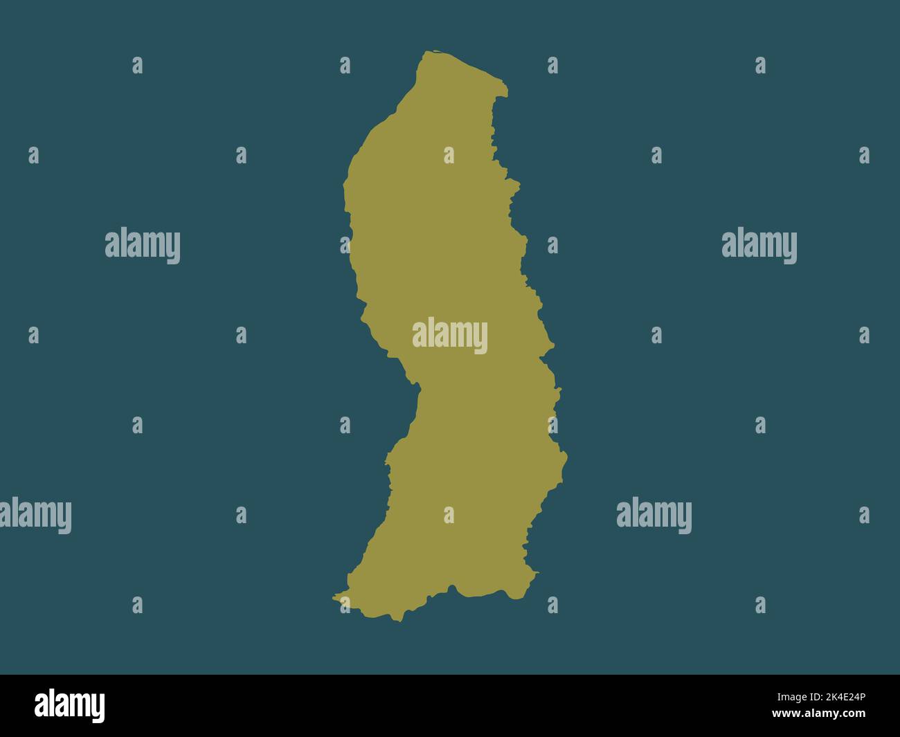 Saint-Laurent-du-Maroni, circondario della Guiana francese. Forma a tinta unita Foto Stock