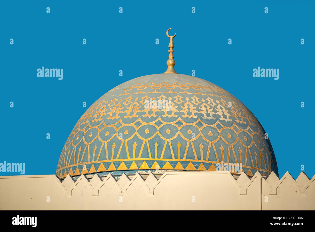 Moschea sull'isola di Masirah, Oman Foto Stock