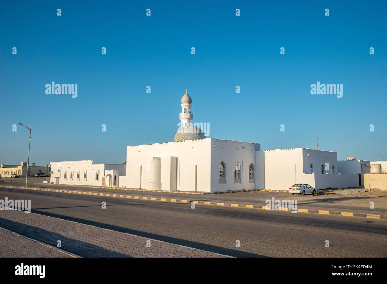 Moschea sull'isola di Masirah, Oman Foto Stock
