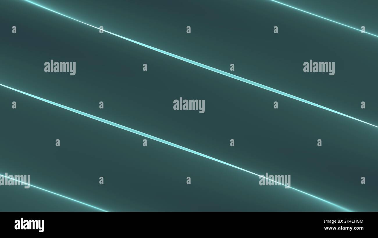 Hintergrund abstrakt 8K grün türkis, benzina, schwarz, weiß, grau, Wellen Linien Kurven Verlauf Foto Stock
