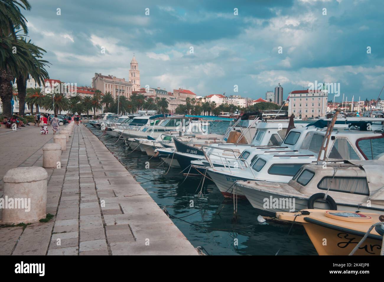 Split Marina, Croazia Foto Stock