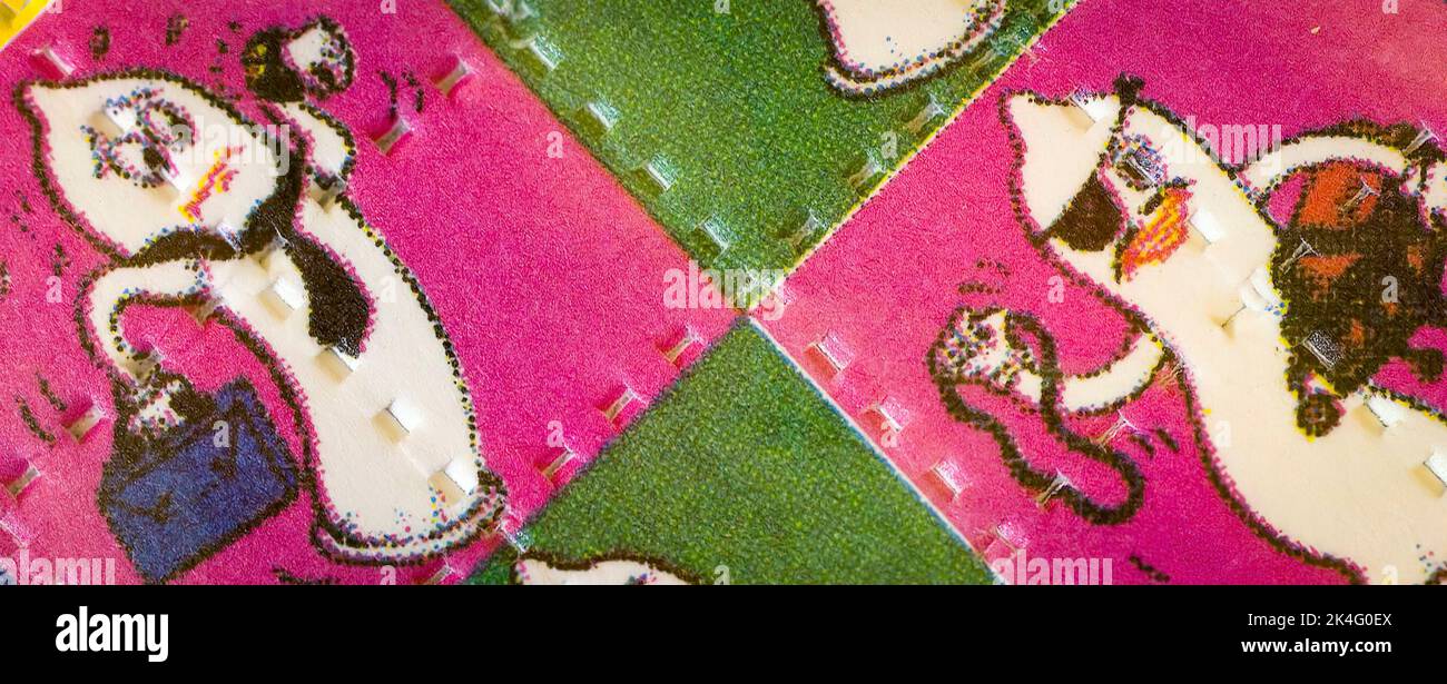LSD o " Blotter Acid" Foto Stock