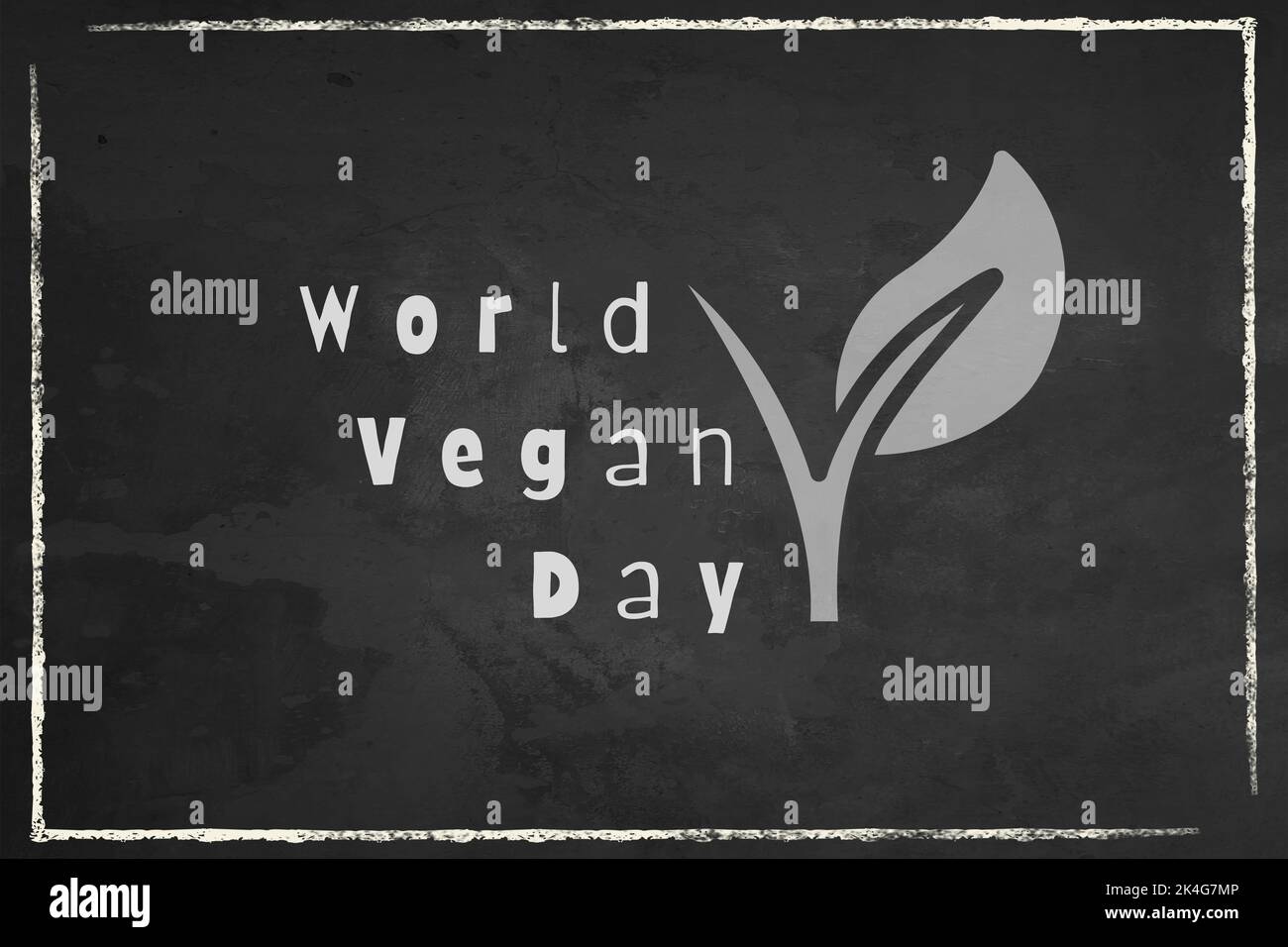 Giornata mondiale vegana Foto Stock