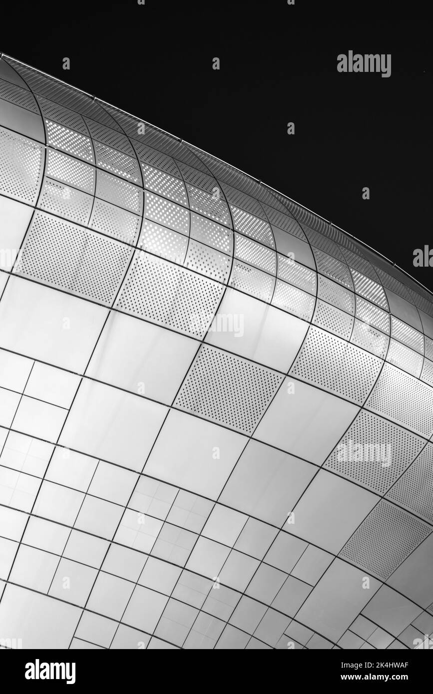 Dongdaemun Design Plaza, punto di riferimento a Seoul, Corea del Sud, architettura futuristica progettata da Zaha Hadid il 30 settembre 2022 Foto Stock