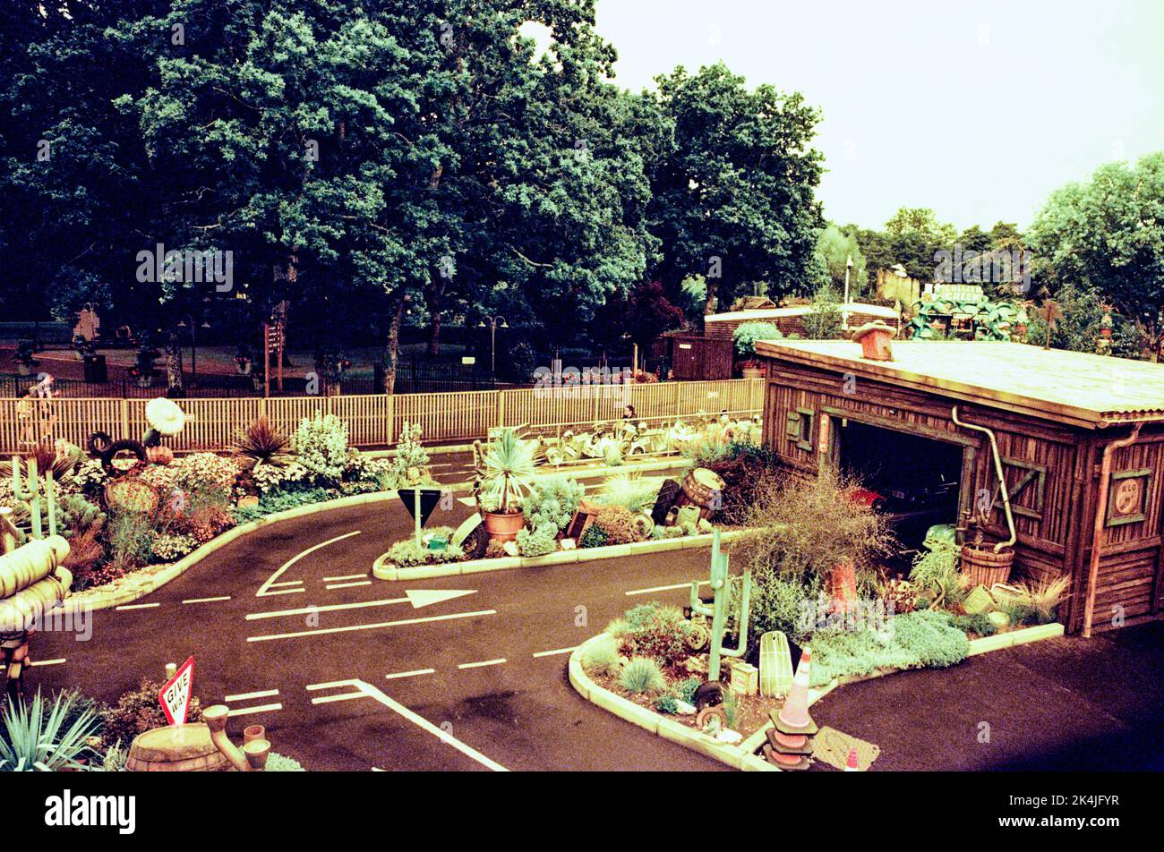 All's Auto Academy, Paultons Park, ower, Romesy, Hampshire, Inghilterra, Regno Unito. Foto Stock