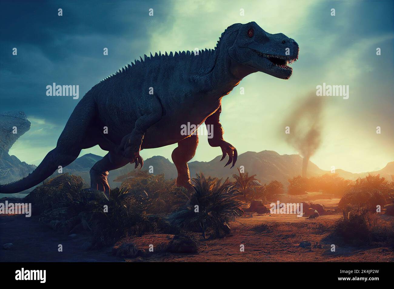 Bipede carnivoro tirannosauro rex immagini e fotografie stock ad alta