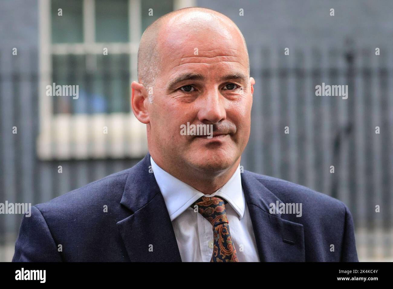Jake Berry, deputato, Ministro senza portafoglio e Presidente del Partito conservatore, Downing Street, Londra Foto Stock