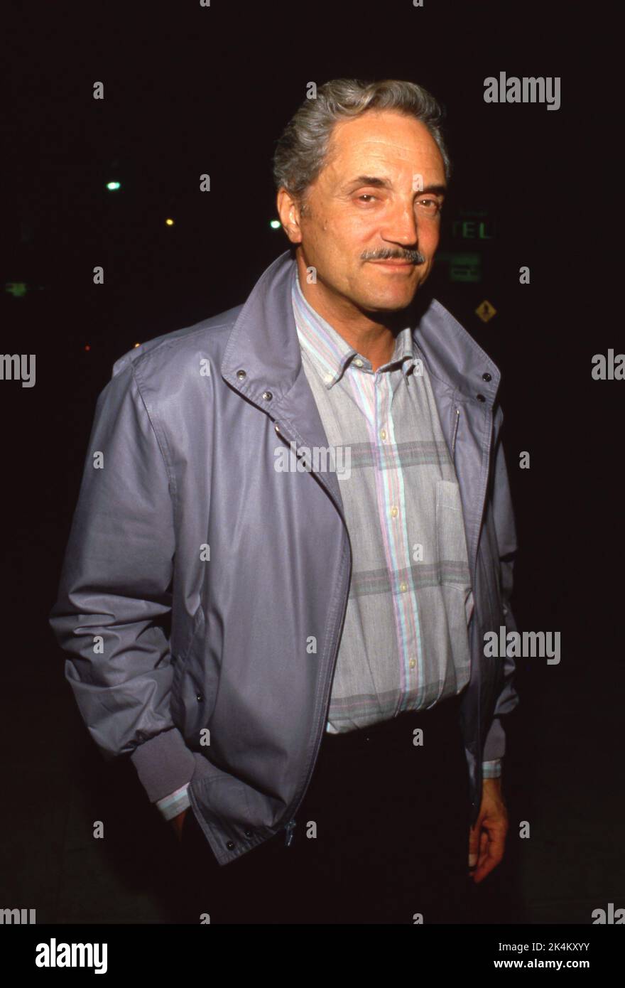 Hal Linden al Nicky Blair's Restaurant il 28 maggio 1986 a Hollywood, California. Credit: Ralph Dominguez/MediaPunch Foto Stock