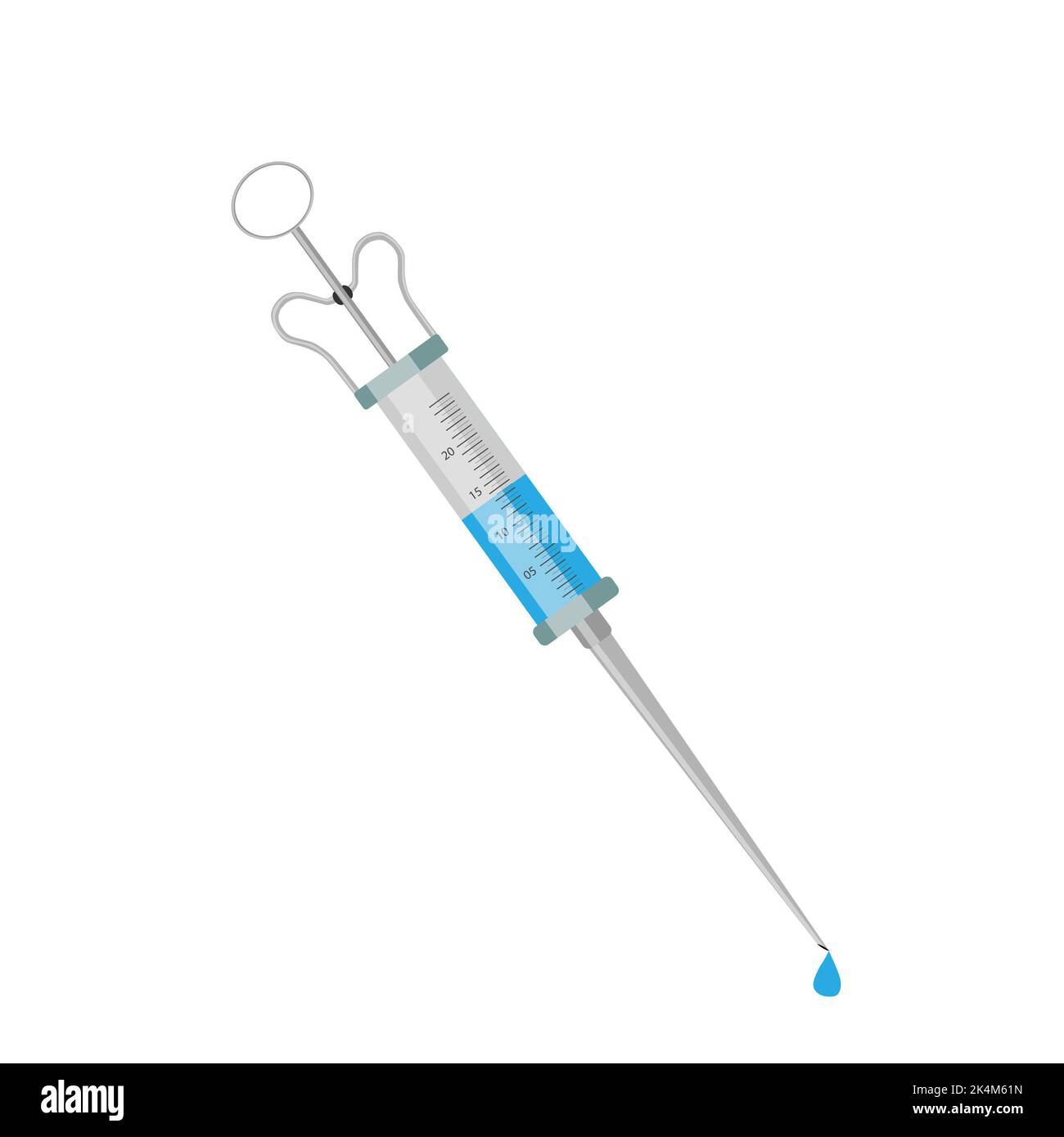 Siringa per iniezione. Pronto soccorso Foto Stock