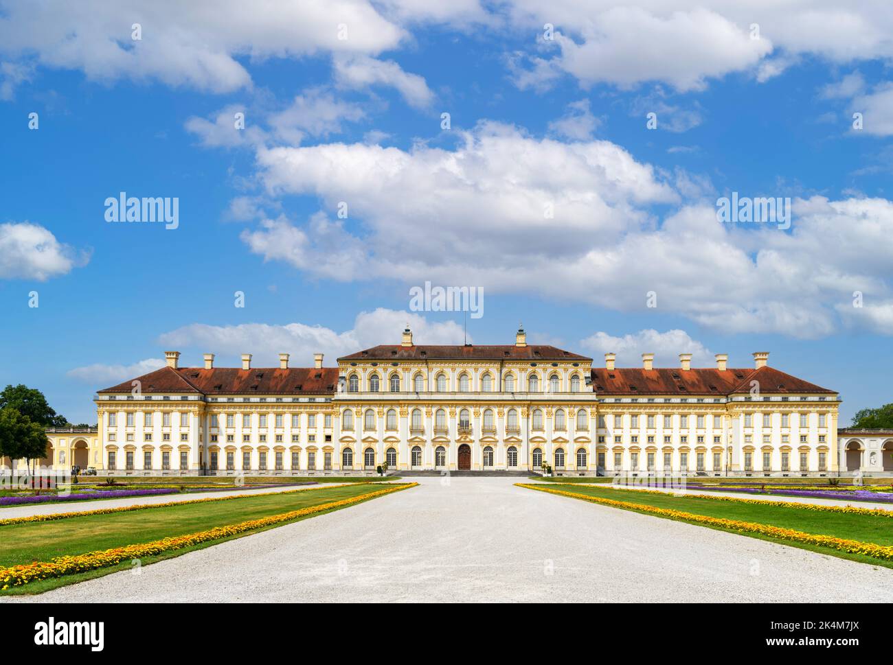 Neues Schloss Schleißheim, complesso del palazzo di Schleissheim, Monaco, Baviera, Germania Foto Stock