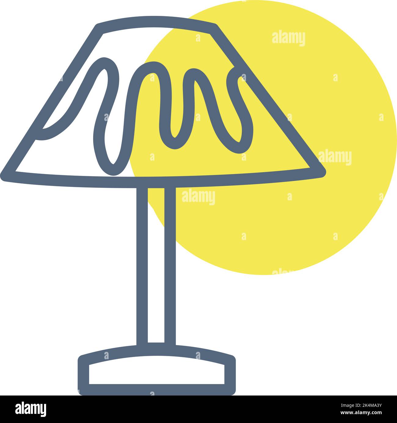 Lampada da lavoro, illustrazione, vettore su sfondo bianco. Illustrazione Vettoriale