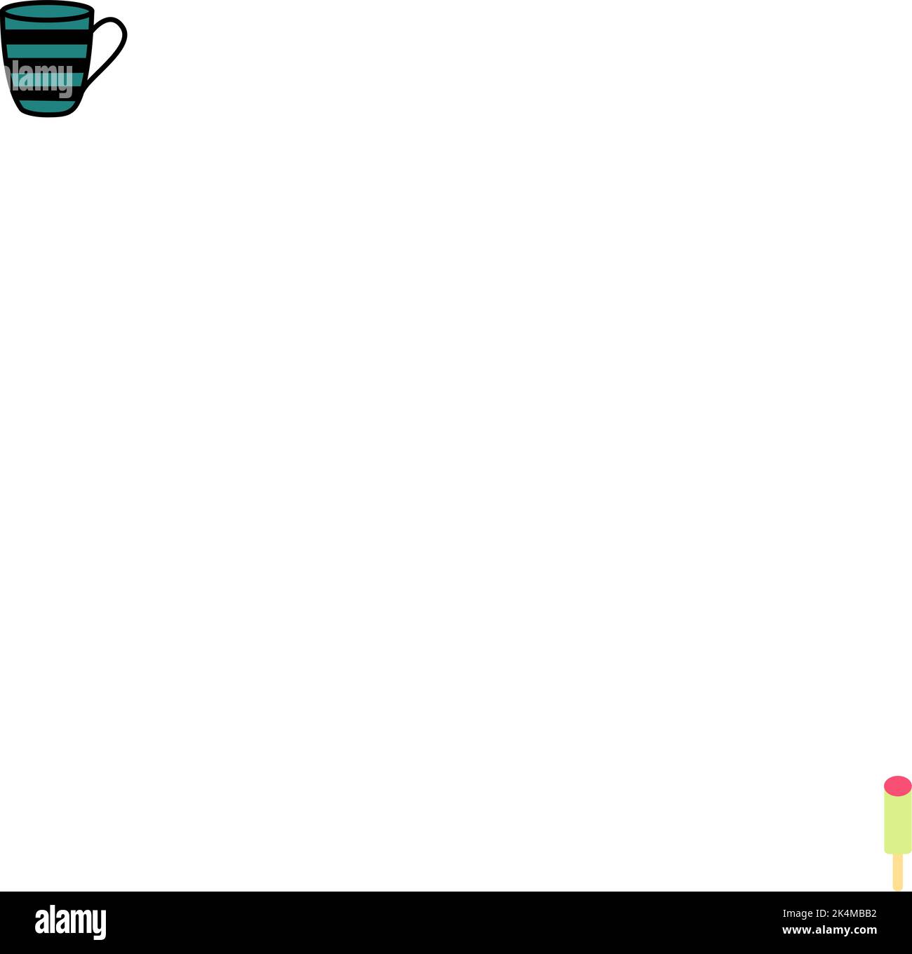 Gelato rotondo, illustrazione, vettore su sfondo bianco. Illustrazione Vettoriale