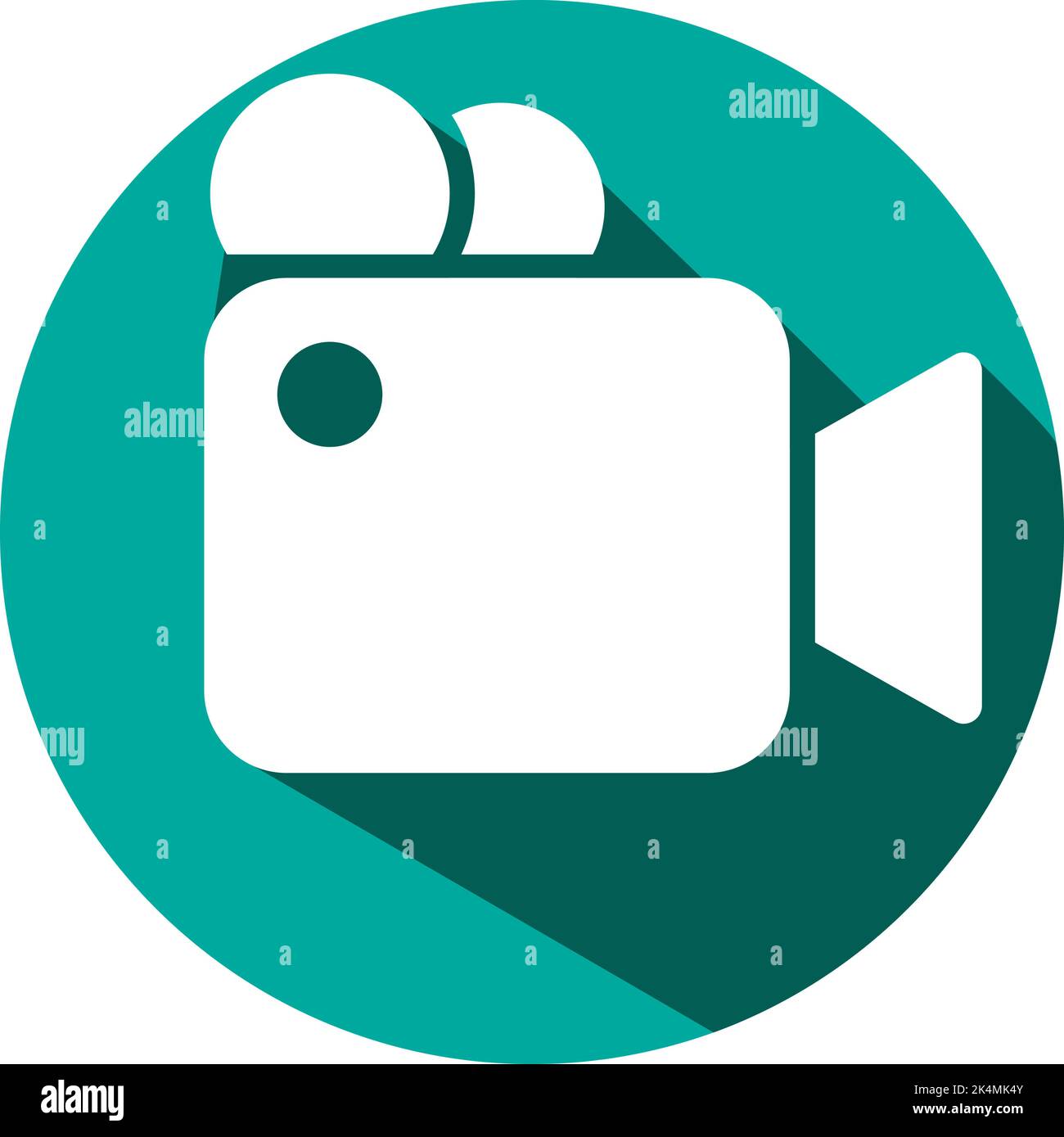 Lettore video, illustrazione, vettore su sfondo bianco. Illustrazione Vettoriale