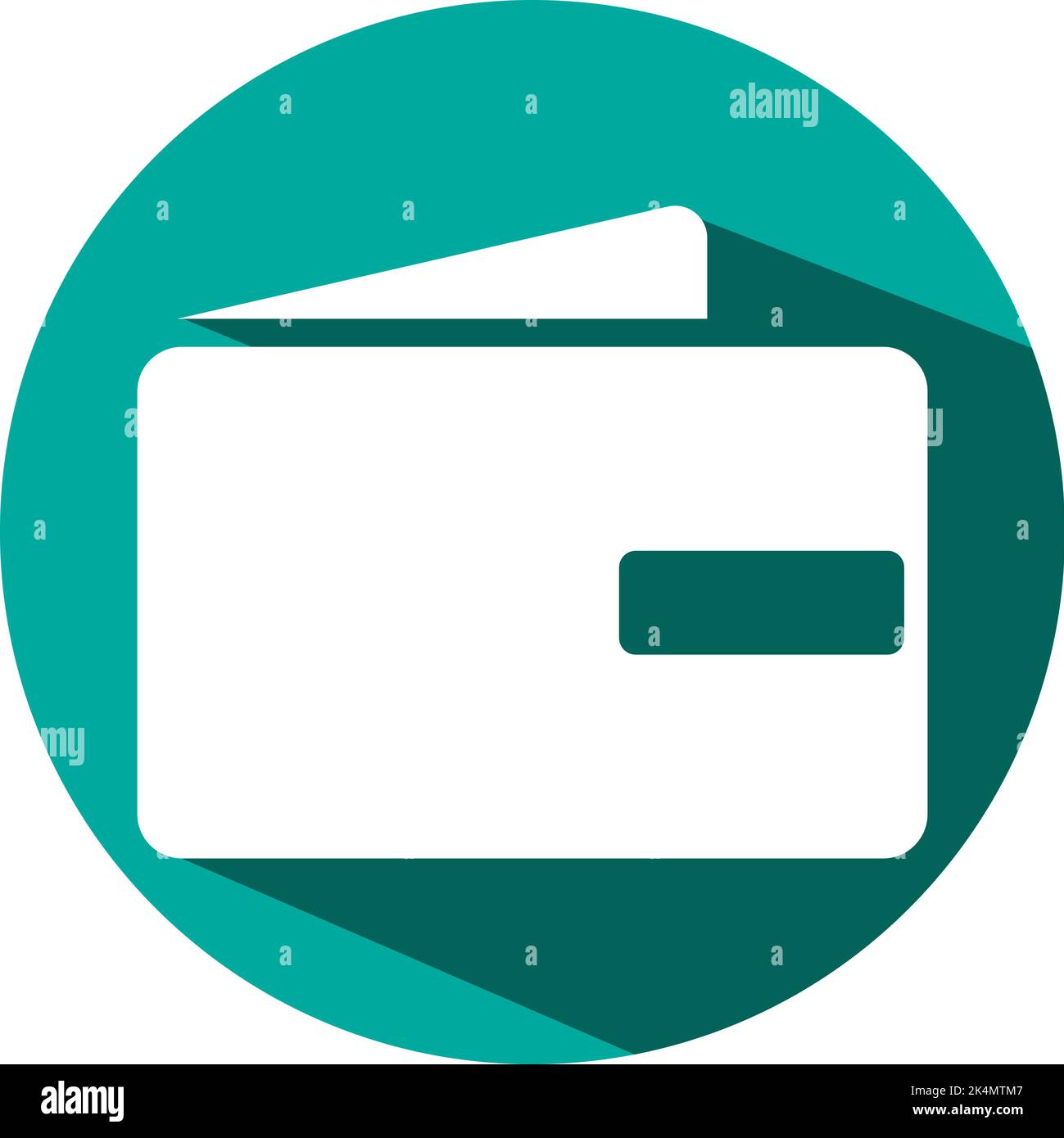 Portafoglio acquisti online, illustrazione, vettore su sfondo bianco. Illustrazione Vettoriale