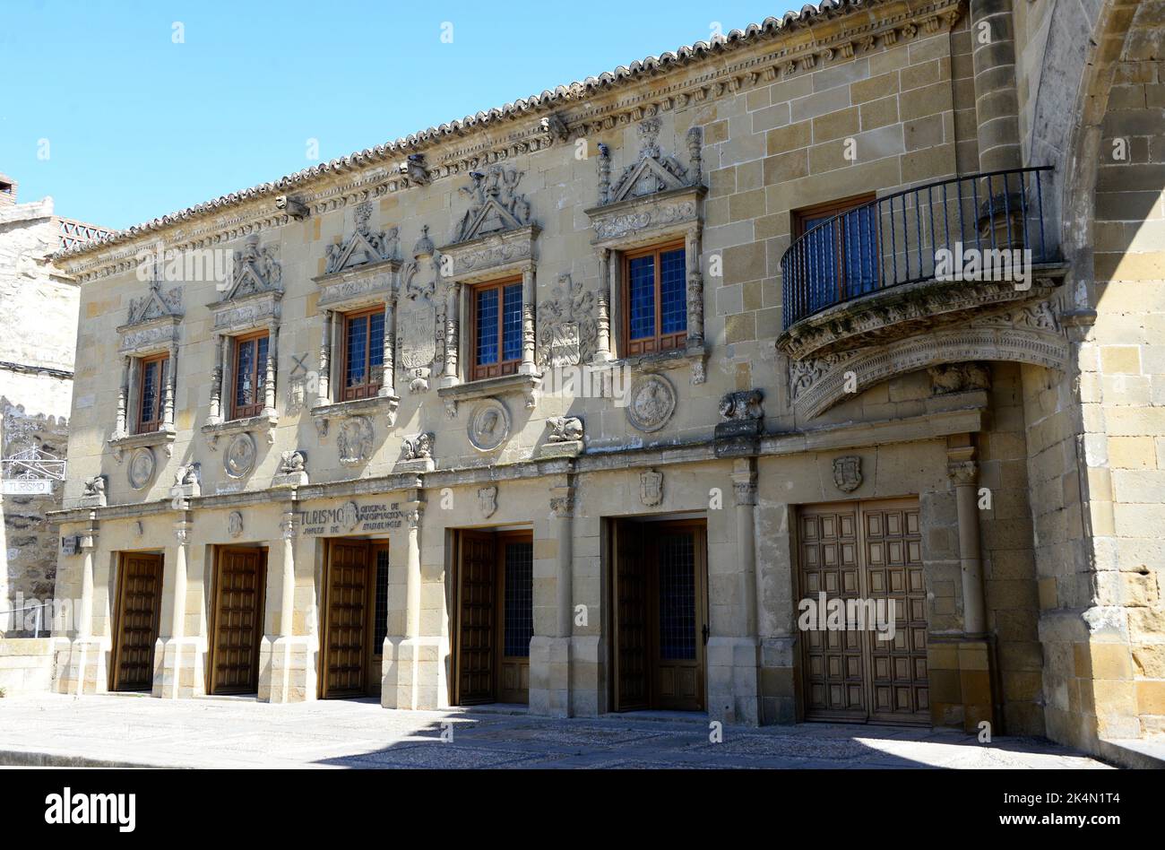 Baeza, Audiencia Civil e Escribanías Públicas o Casa del Pópulo (rinascimentale, 16th ° secolo). Jaén, Andalusia, Spagna. Foto Stock