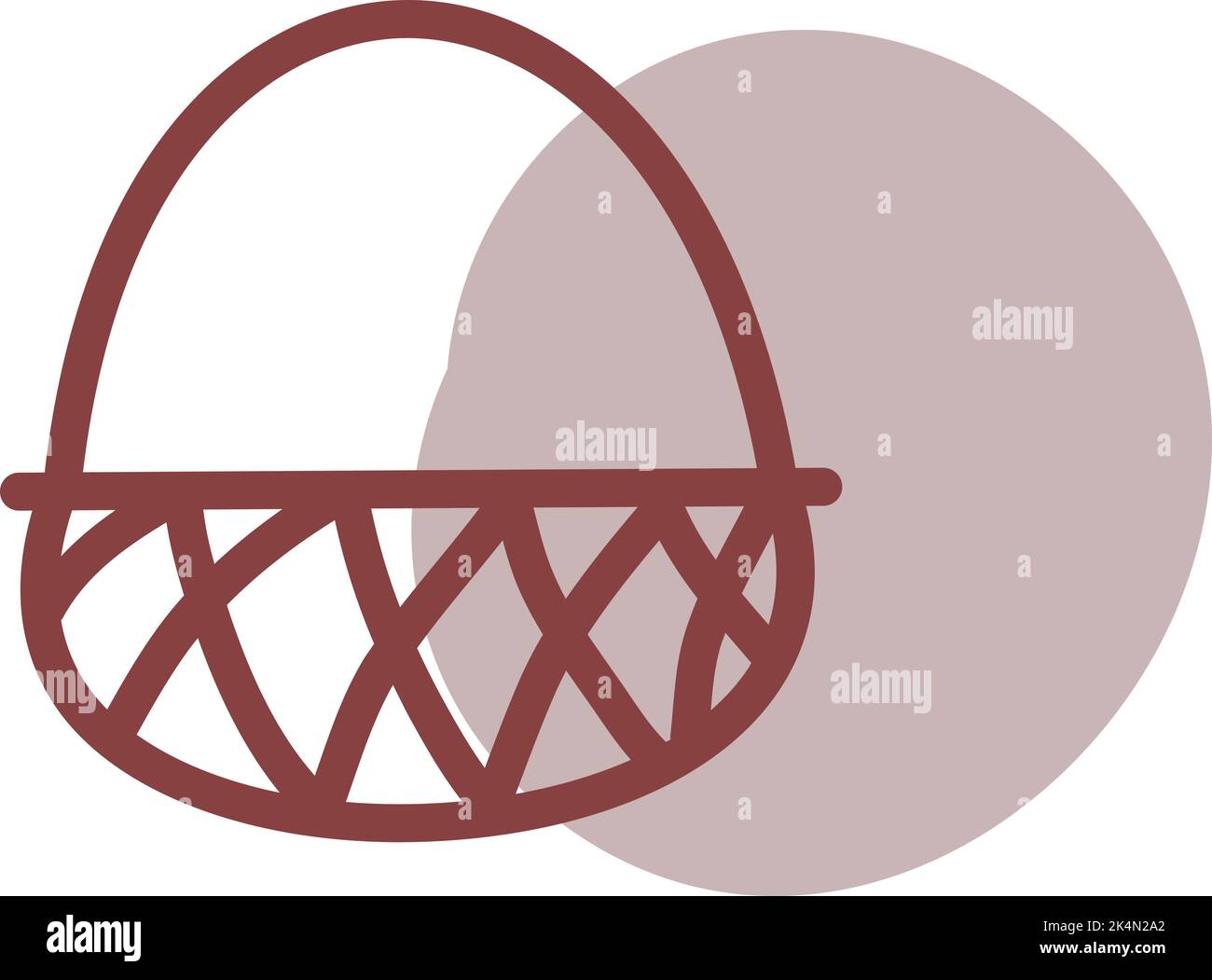 Cestello per cucire, illustrazione, vettore su sfondo bianco. Illustrazione Vettoriale