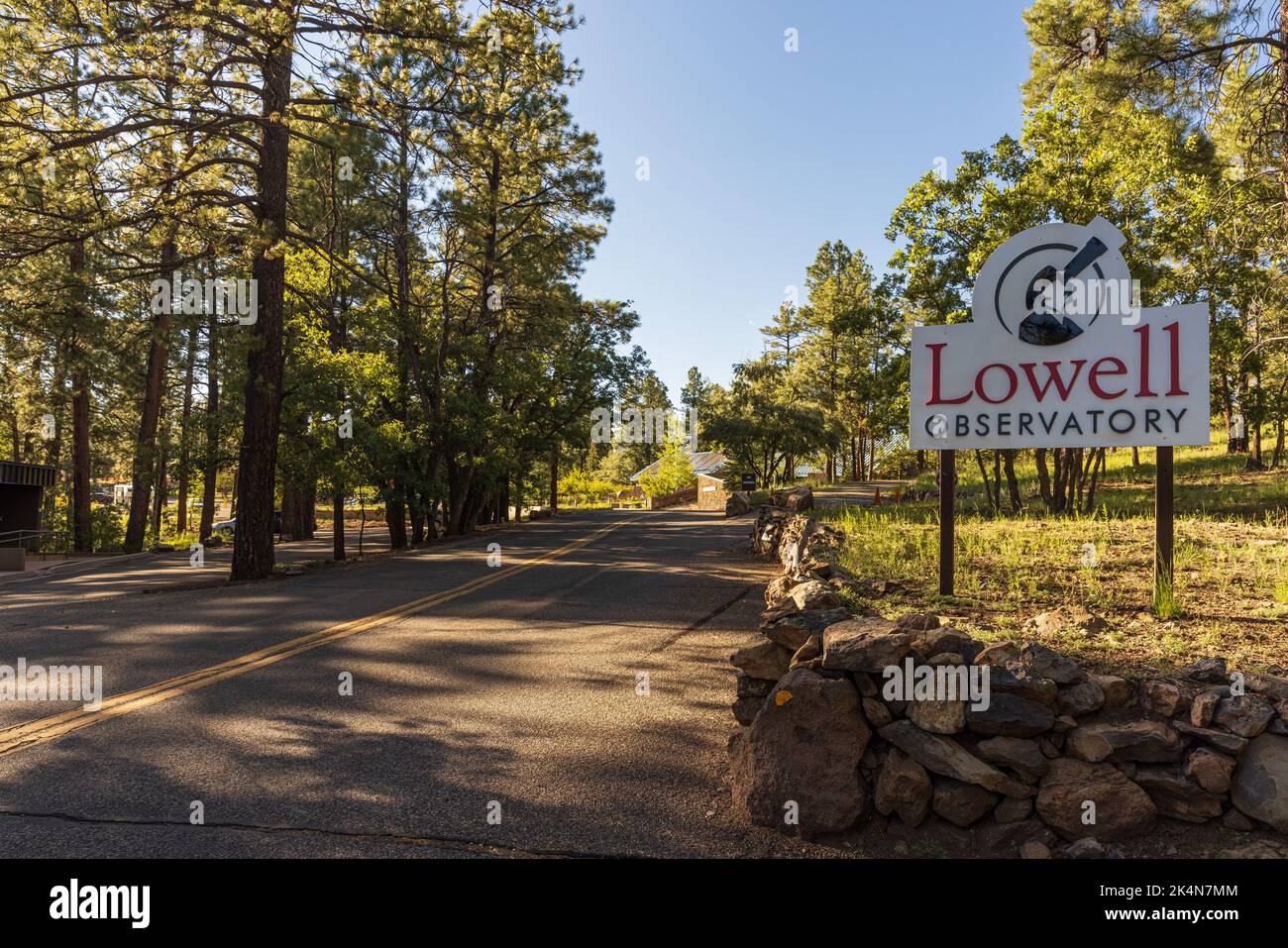 FLAGSTAFF, Arizona - 1 SETTEMBRE 2022: Lowell Observatory, famoso osservatorio in Arizona fondato da Percival Lowell. Foto Stock