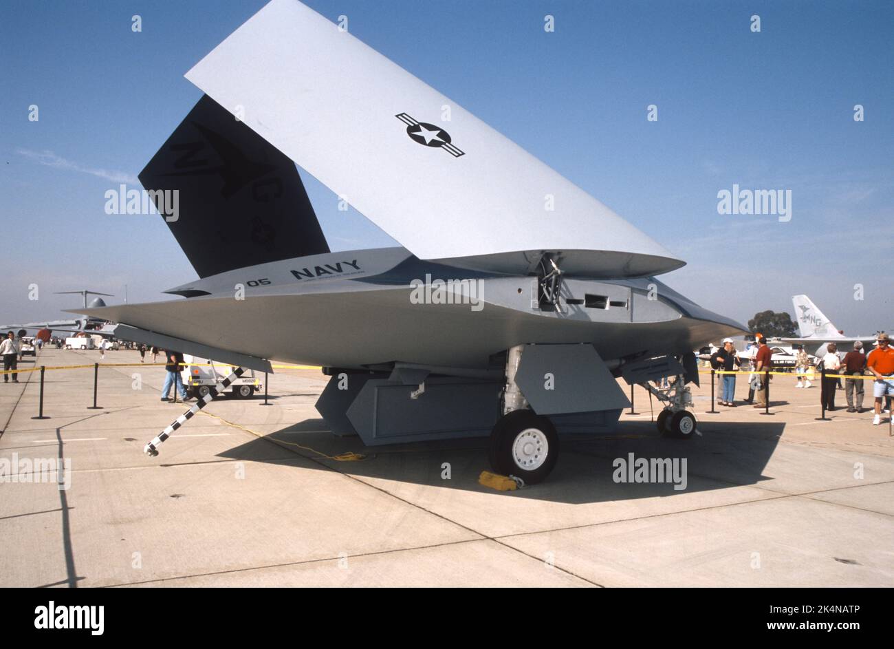 Il drone si mockup in mostra al NAS Miramar Airshow Foto Stock