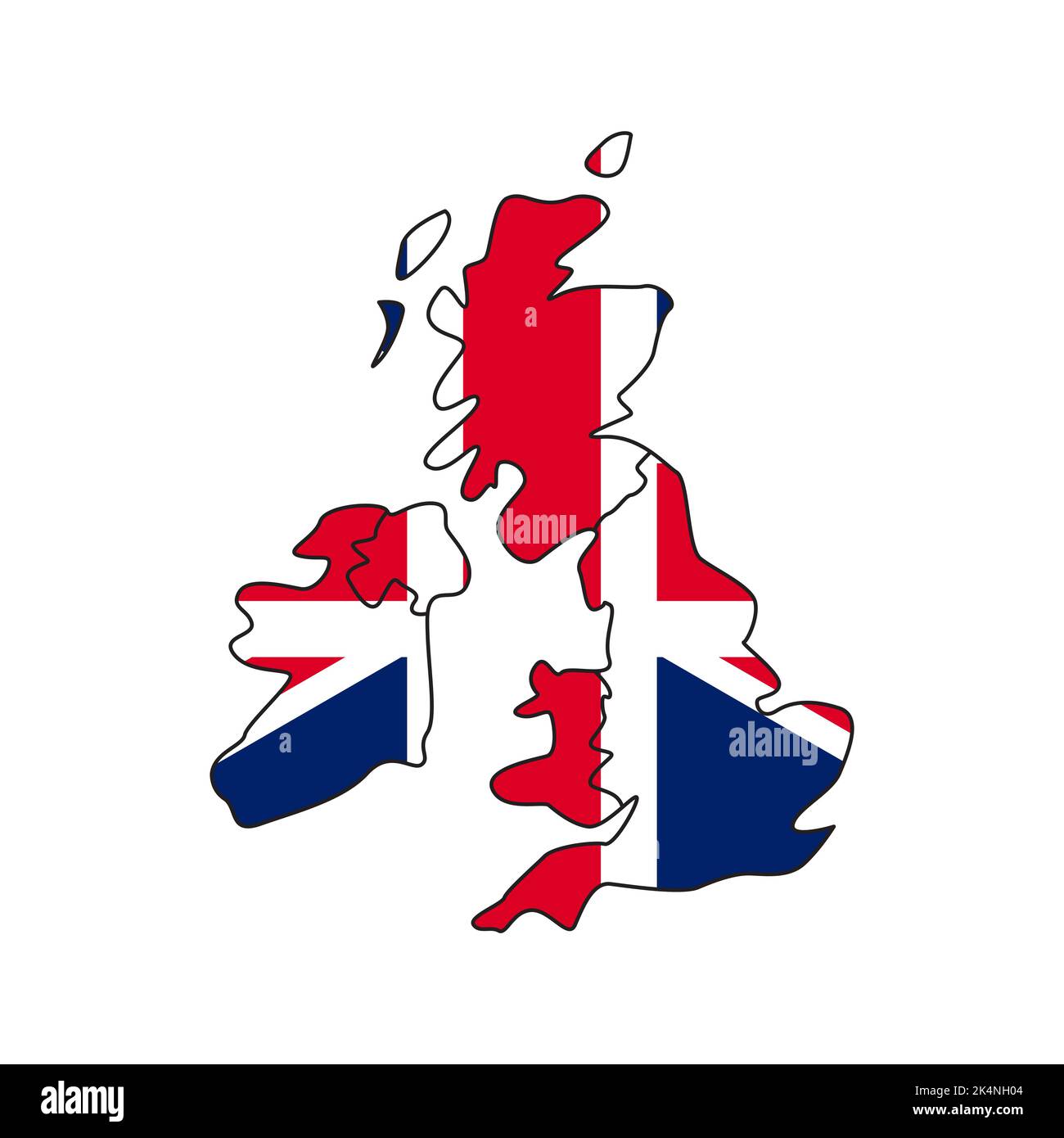 Bandiera della Gran Bretagna Illustrazione Vettoriale