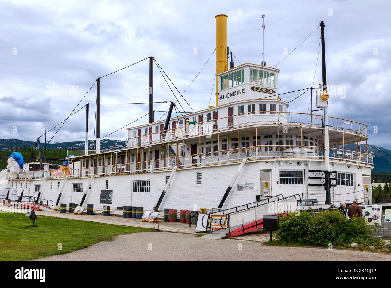 S. Klondike, sito storico nazionale del Canada; Whitehorse; Yukon Territories; Canada Foto Stock