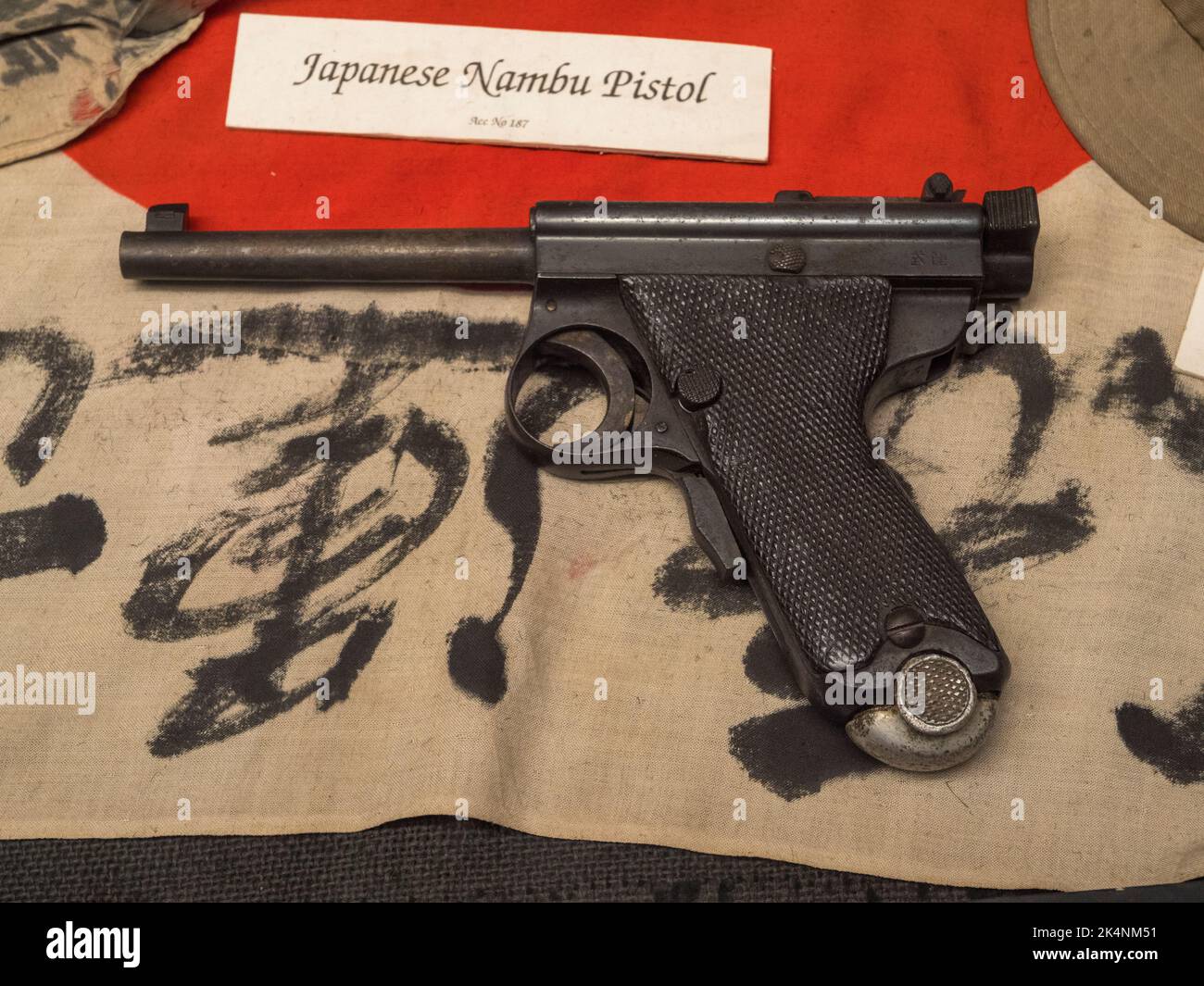 Una pistola giapponese Mabu in mostra nel Castello di dover, Kent, Regno Unito. Foto Stock