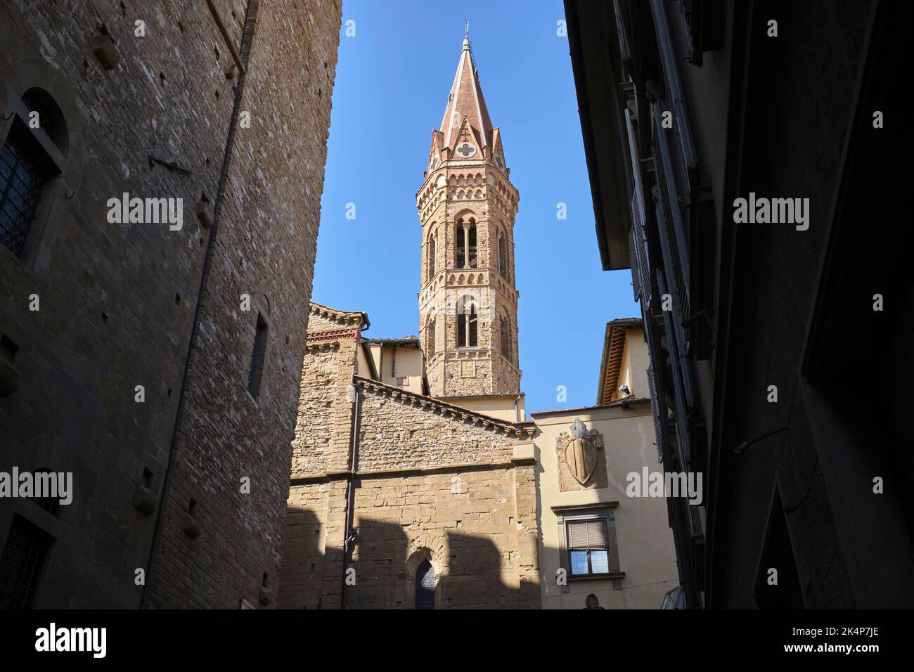 Chiesa di Badia Fiorentina Firenze Italia Foto Stock