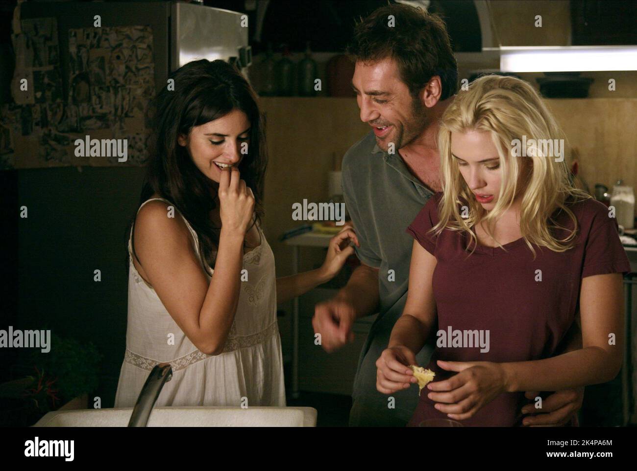 PENELOPE CRUZ, JAVIER BARDEM, Scarlett Johansson, Vicky Cristina Barcelona, 2008 Foto Stock