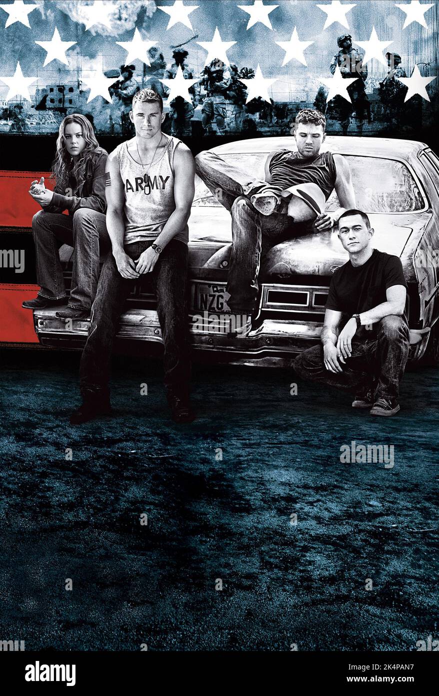 ABBIE CORNISH, Channing Tatum, Ryan Phillippe, Joseph GORDON-LEVITT, stop-loss, 2008 Foto Stock