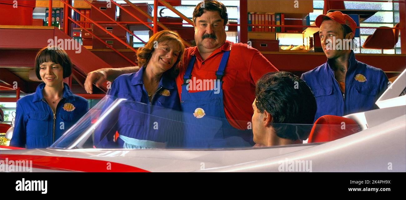 CHRISTINA RICCI, Susan Sarandon, John Goodman, Emile Hirsch, KICK GURRY, il corridore di velocità, 2008 Foto Stock