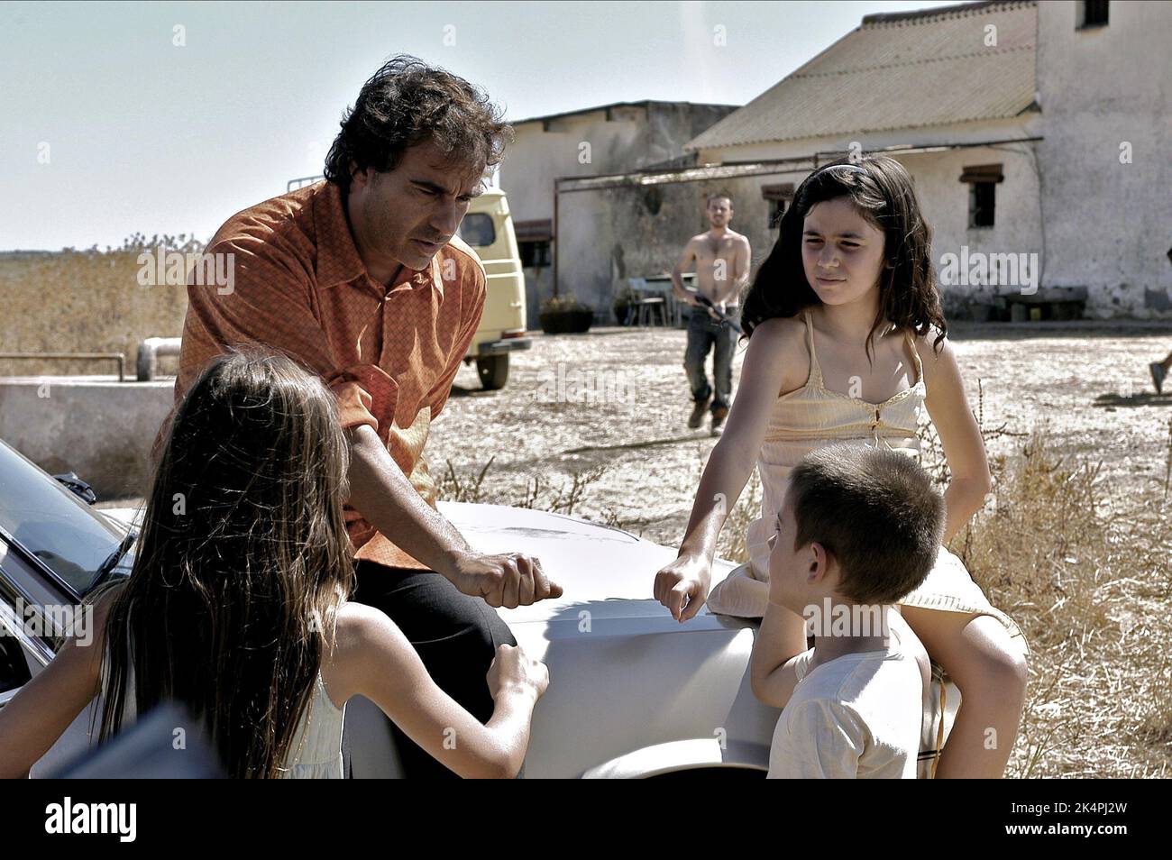 EDUARD FERNANDEZ, Elvira DE ARMINAN, JUAN GALVAN, ANA DE LAS CUEVAS, VICTOR CLAVIJO, prima della caduta, 2008 Foto Stock