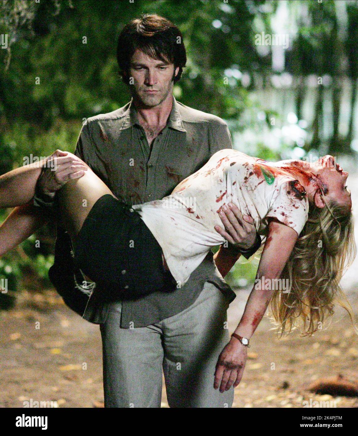 STEPHEN MOYER, ANNY PAQUIN, TRUE BLOOD : STAGIONE 1, 2008 Foto Stock