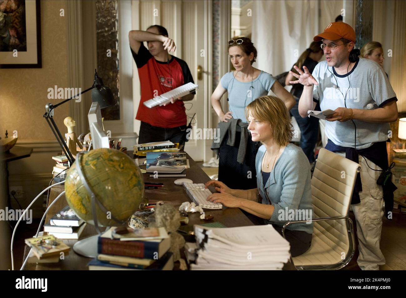 JODIE FOSTER, Jennifer Flackett e contrassegno Levin, l'ISOLA del NIM, 2008 Foto Stock