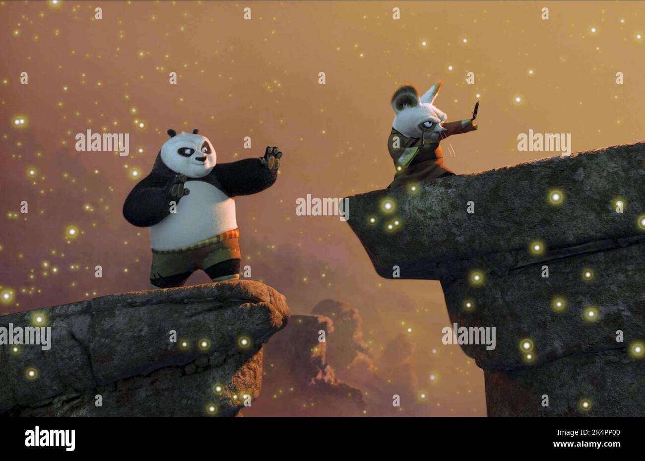 PANDA, SHIFU, KUNG FU PANDA, 2008 Foto Stock