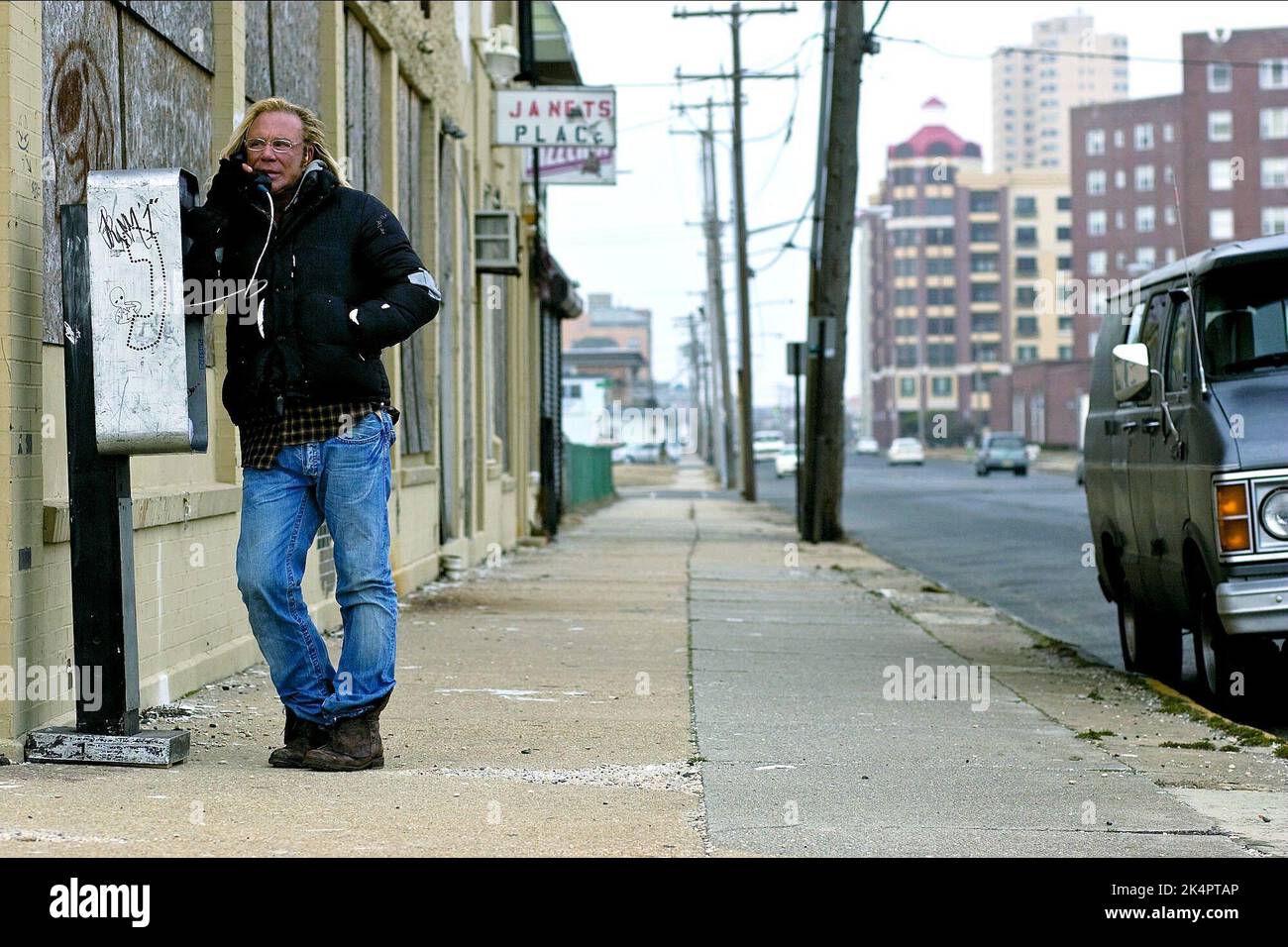 MICKEY ROURKE il lottatore, 2008 Foto Stock