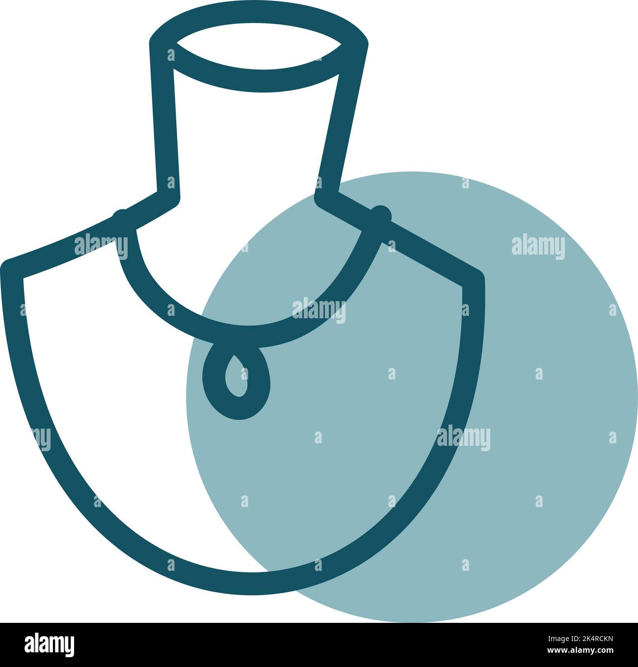 Gioielleria, illustrazione, vettore su sfondo bianco. Illustrazione Vettoriale