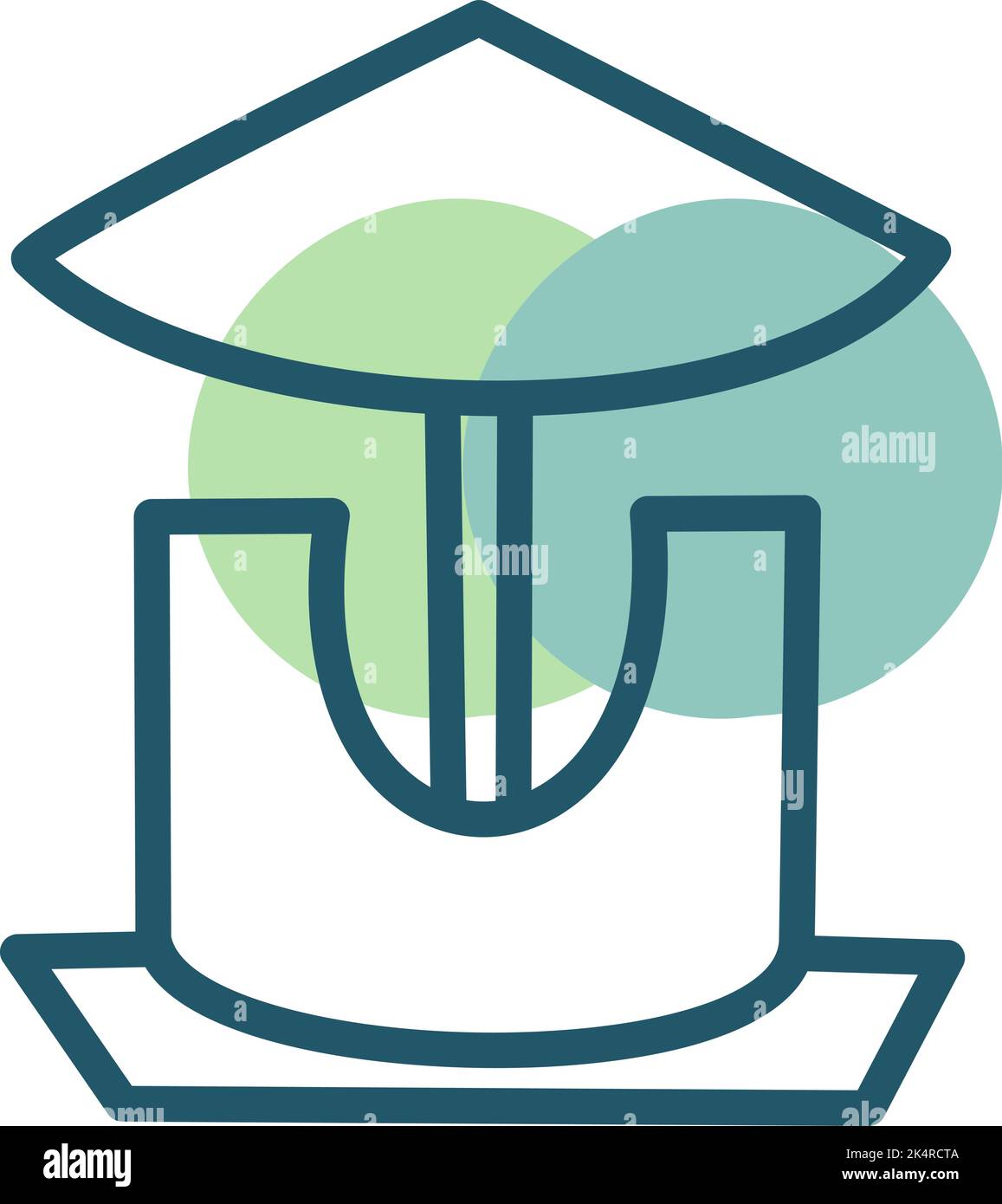 Giro del parco divertimenti, illustrazione, vettore su sfondo bianco. Illustrazione Vettoriale