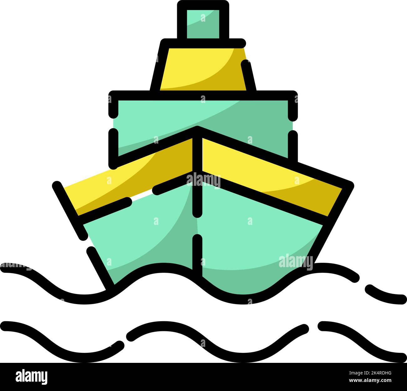 Spedizione, illustrazione, vettore su sfondo bianco. Illustrazione Vettoriale