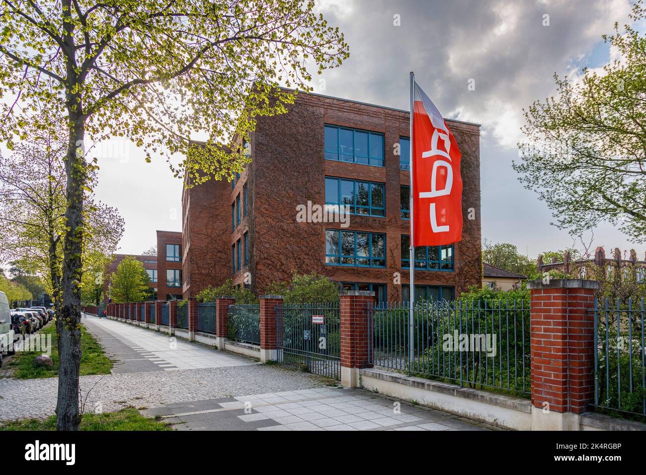 Rundfunk Berlin-Brandenburg a Babelsberg, la società di radiodiffusione pubblica Foto Stock