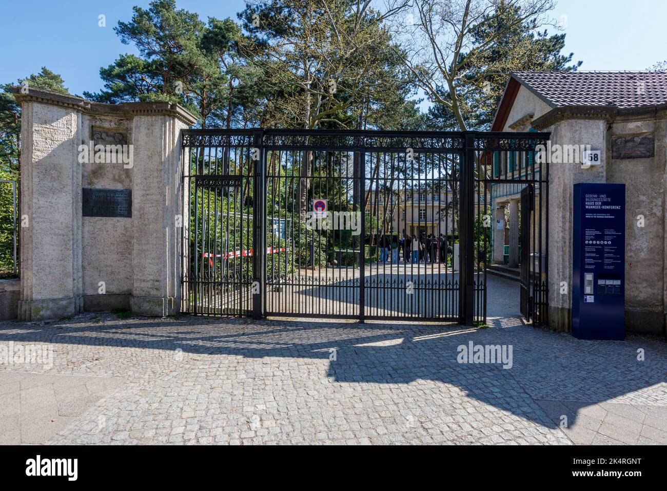Memorial House della Conferenza di Wannsee Foto Stock
