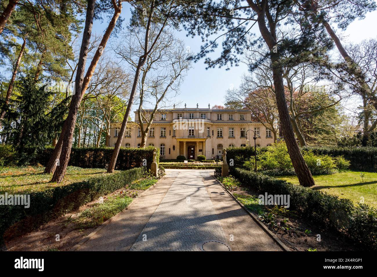 Memorial House della Conferenza di Wannsee Foto Stock