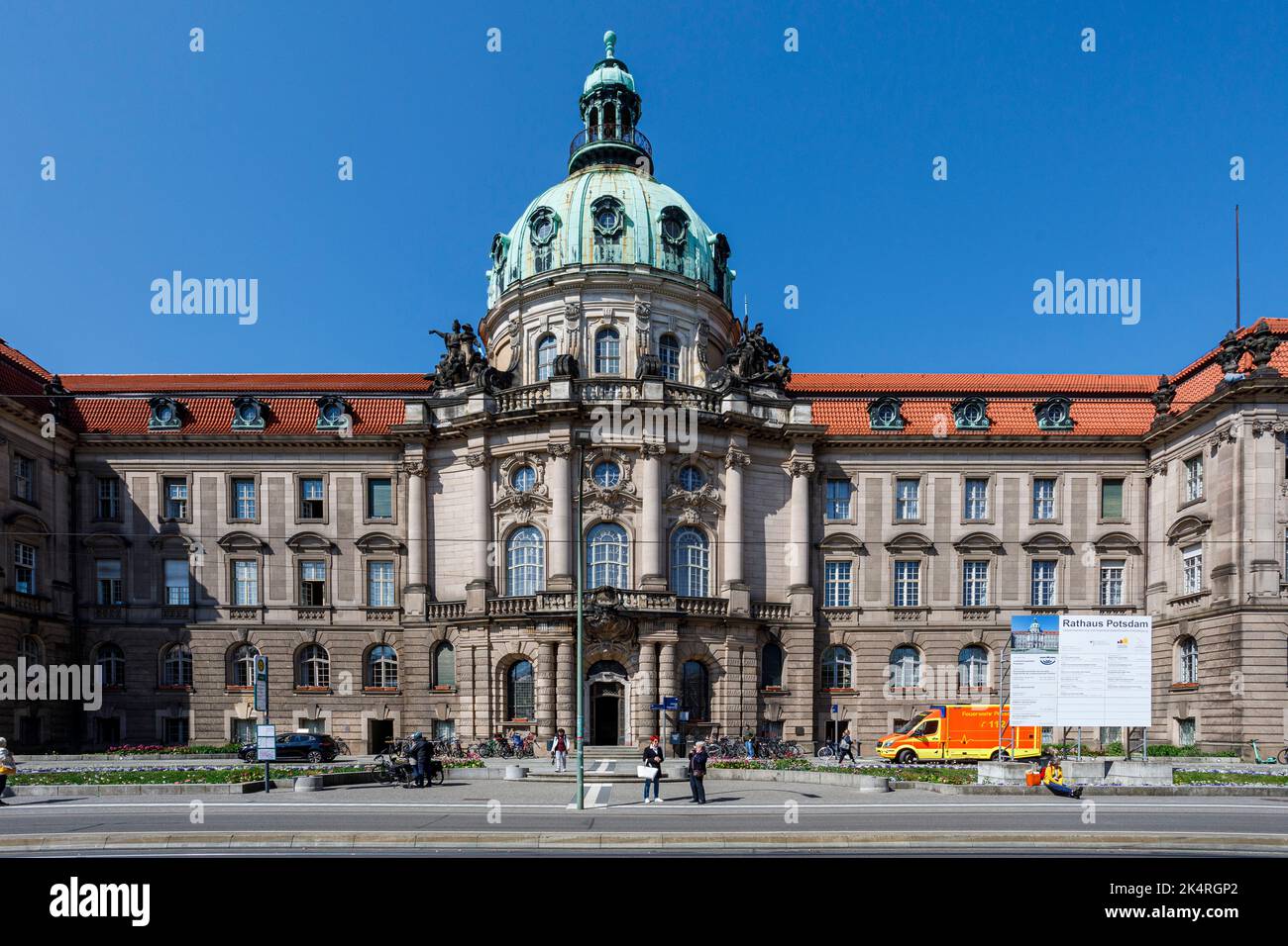 Potsdamer Stadthaus, Municipio Foto Stock