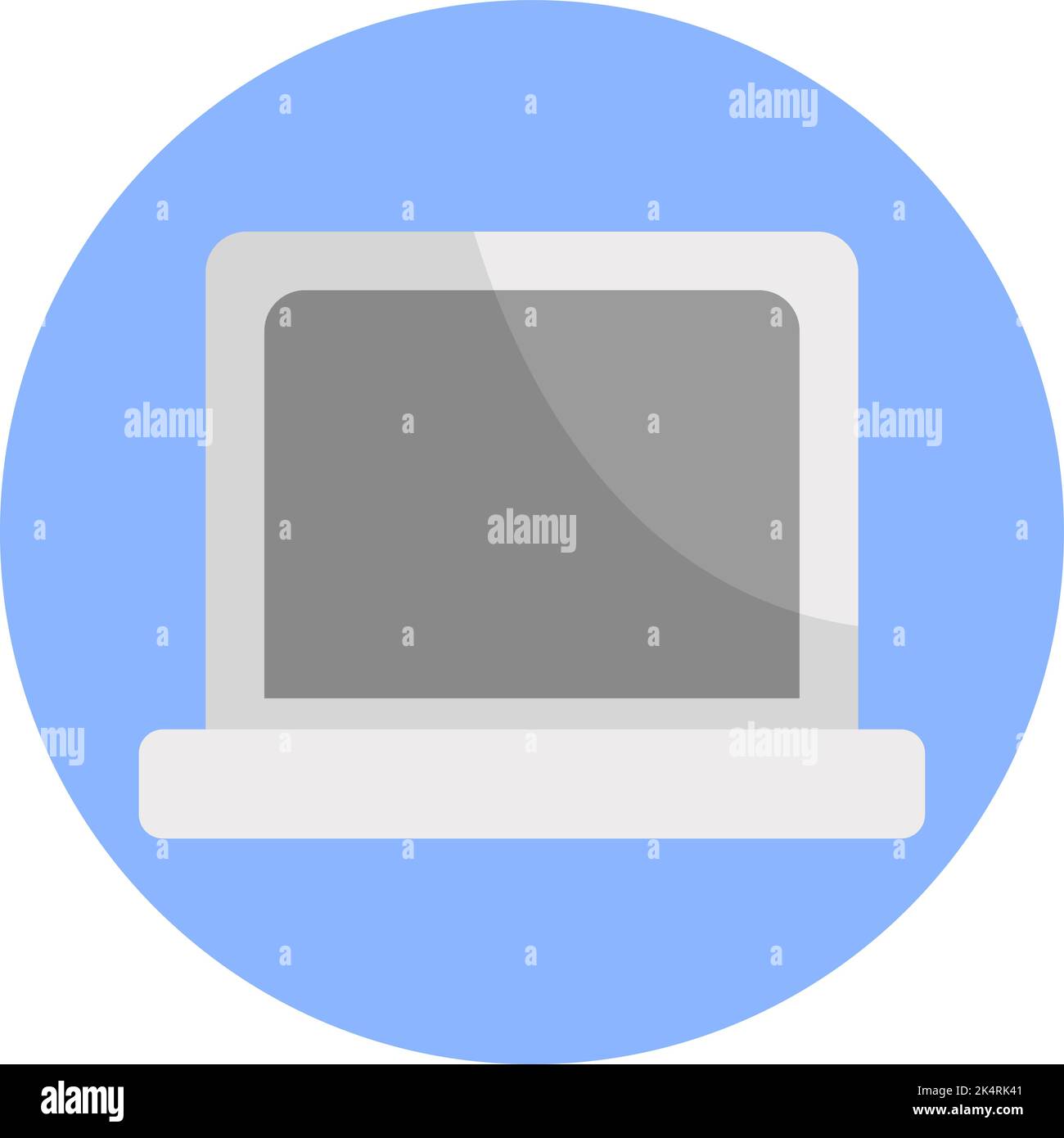 Computer portatile Education, illustrazione, vettore su sfondo bianco. Illustrazione Vettoriale