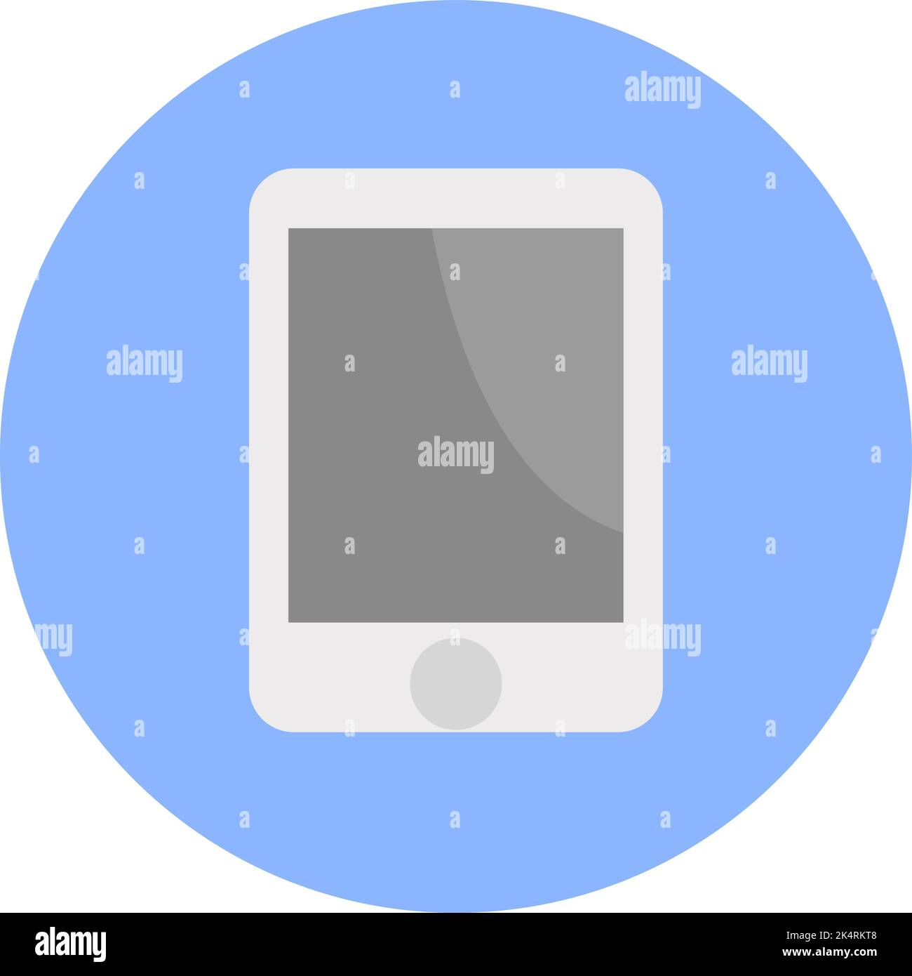 Telefono didattico, illustrazione, vettore su sfondo bianco. Illustrazione Vettoriale