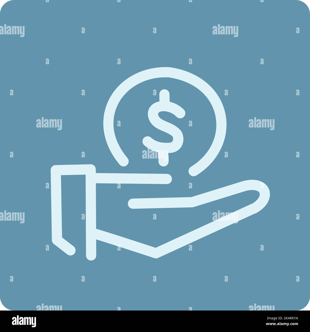 Finanza, illustrazione, vettore su sfondo bianco. Illustrazione Vettoriale