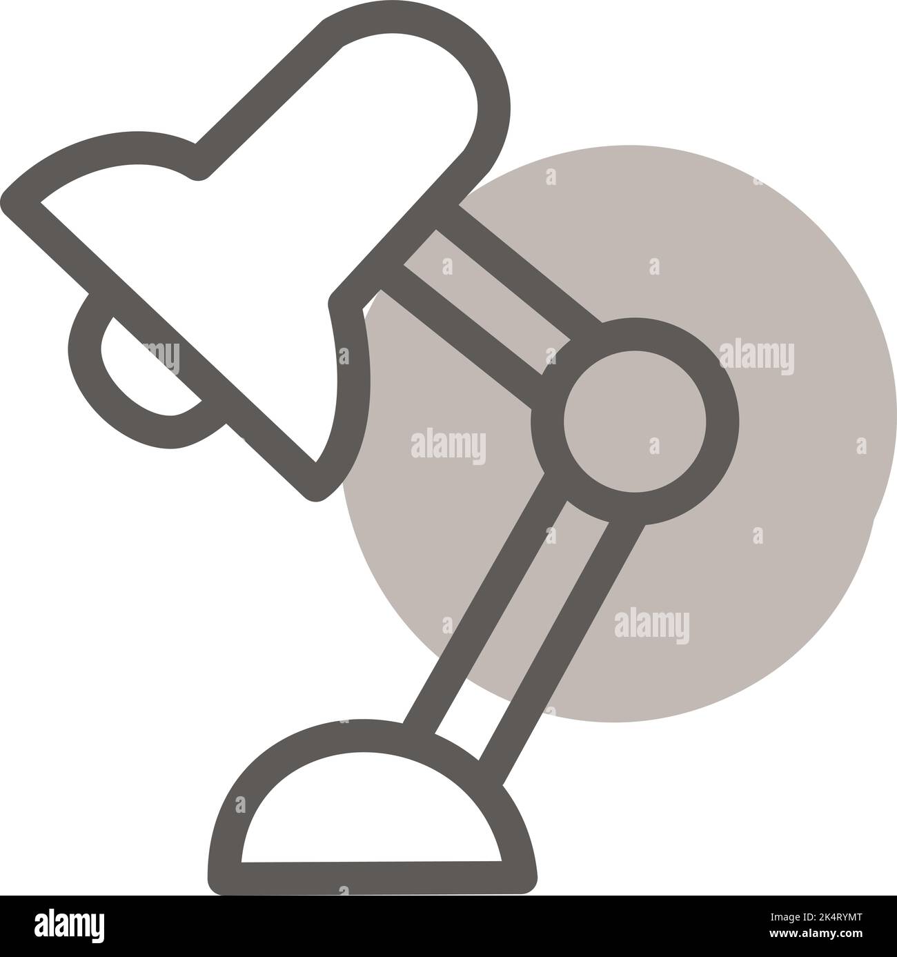 Lampada di apprendimento, illustrazione, vettore su sfondo bianco. Illustrazione Vettoriale