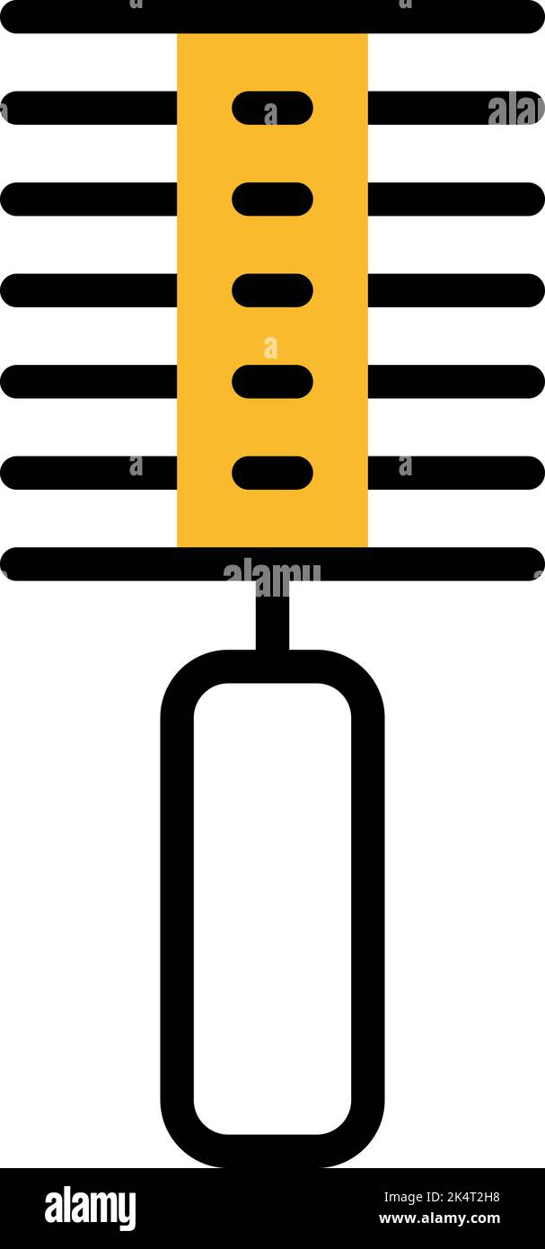 Spa Comb, illustrazione, vettore su sfondo bianco. Illustrazione Vettoriale